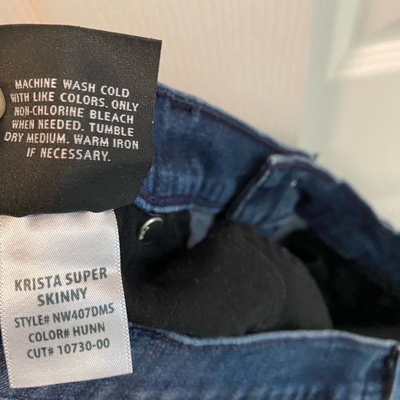 🕑 Hudson | Krista Super Skinny Jeans | Dark Wash Hunn | Classic Skinny | 30 - Picture 14 of 14